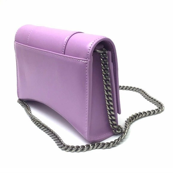 Balenciaga Hourglass Leather Wallet-On-Chain Authentic Like-New - Picture 9 of 16